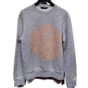 Louis Vuitton Christopher Nemeth Grey Rope Print Sweatshirt